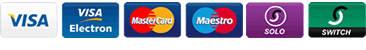 We accept all major credit and debit cards